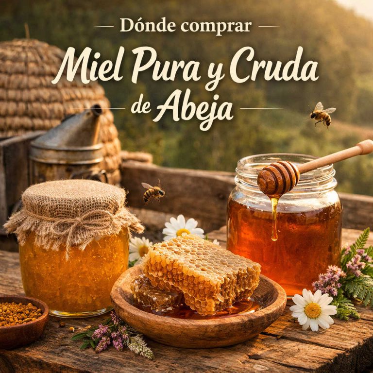 Dónde comprar miel pura y cruda de abeja