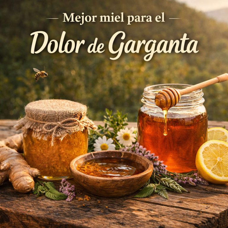 Mejor miel para el dolor de garganta