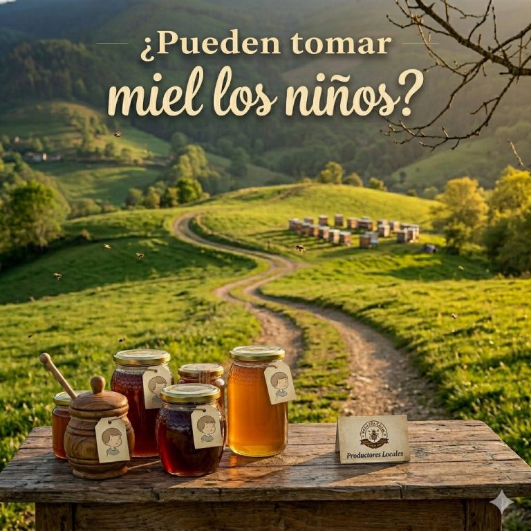 ¿Pueden tomar miel los niños?