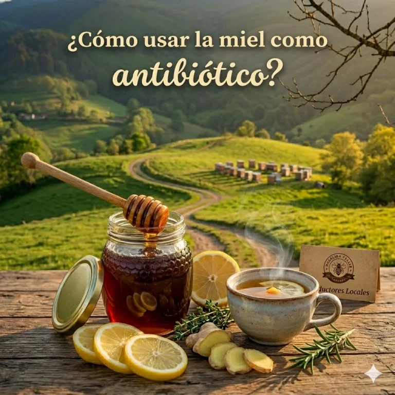 ¿Cómo usar la miel como antibiótico?