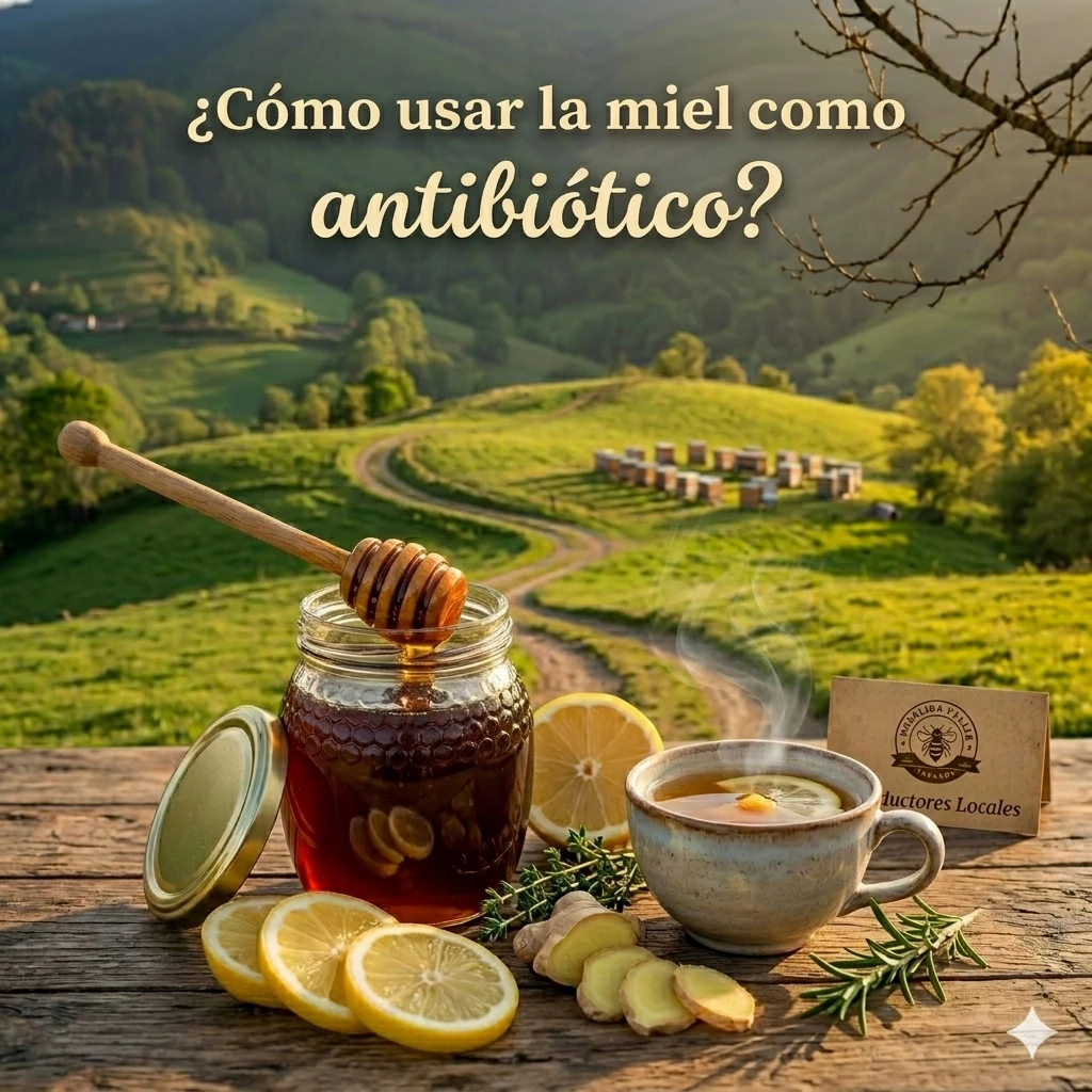 ¿Cómo usar la miel como antibiótico?