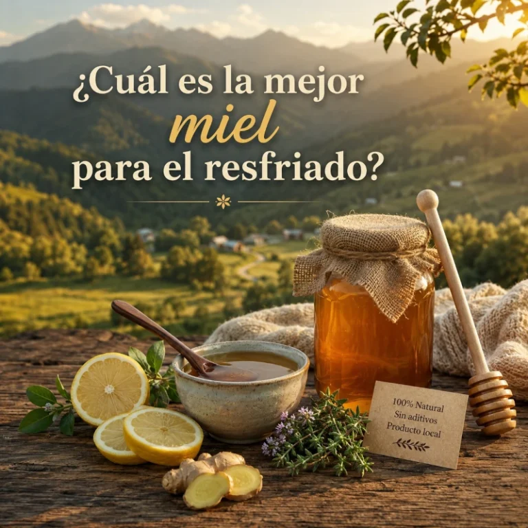 ¿Cuál es la mejor miel para el resfriado?